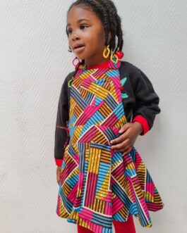Robe salopette en wax