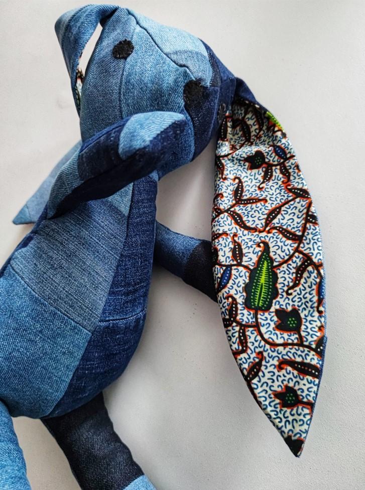 Lapin en jean