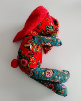 Doudou lapin en velours
