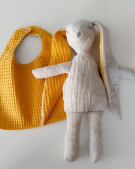 Ensemble doudou + bavoir