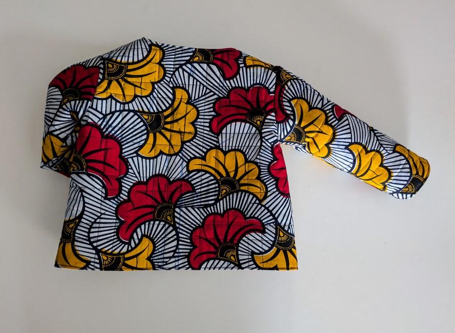 veste matelassée pour enfant vue de dos