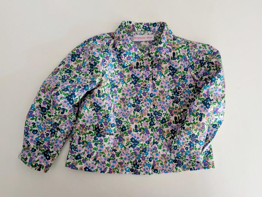 chemise en coton fleuri pour bébé