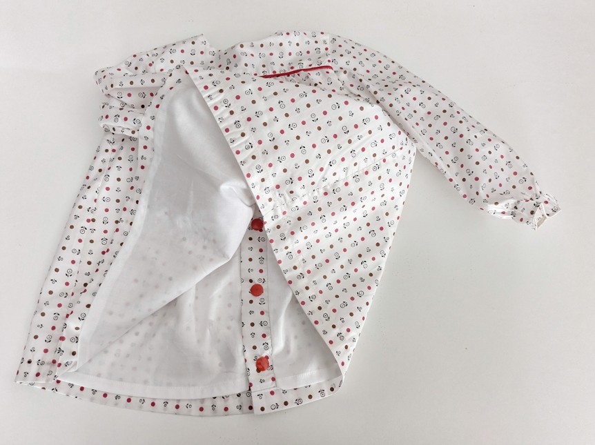 doublure de la robe