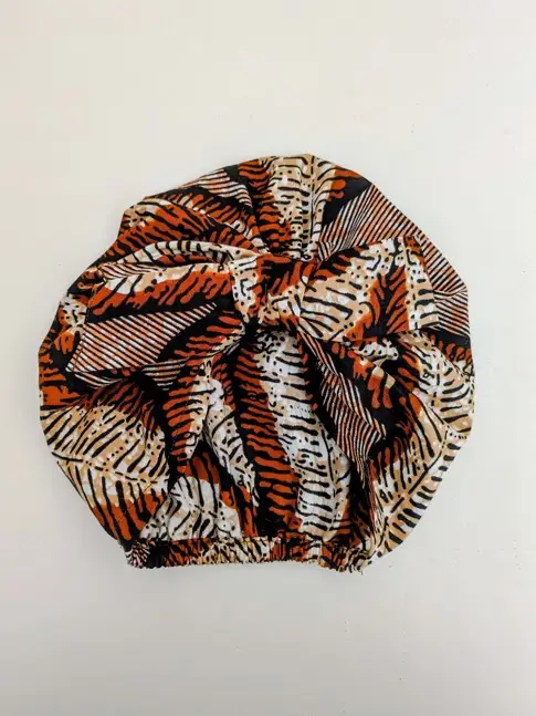 bonnet en tissu wax pour bébé